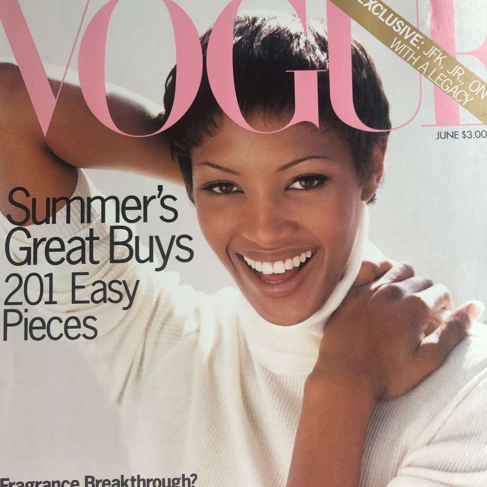 Vogue JUNE 1993 NAOMI CAMPBELL Like New - Picture 8 of 8